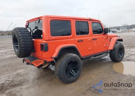 2018 Jeep Wrangler Unlimited Sahara 4X4 из США, поврежденный, VIN 1C4HJXENXJW247053